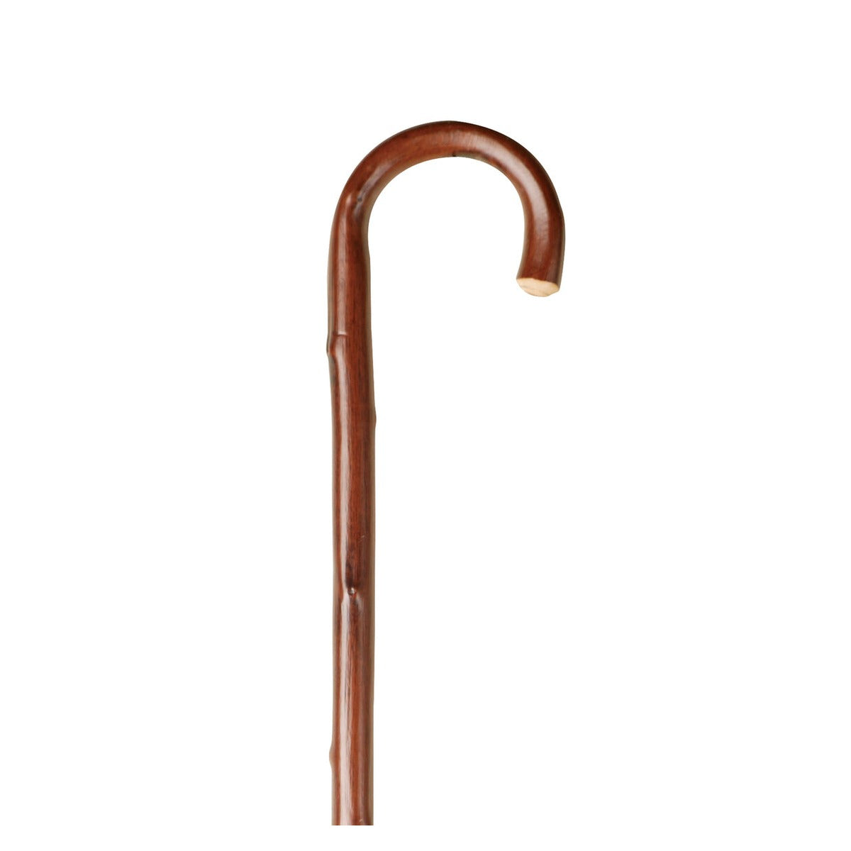 Gents Economy Chestnut Extra Long Crook Handle Stick