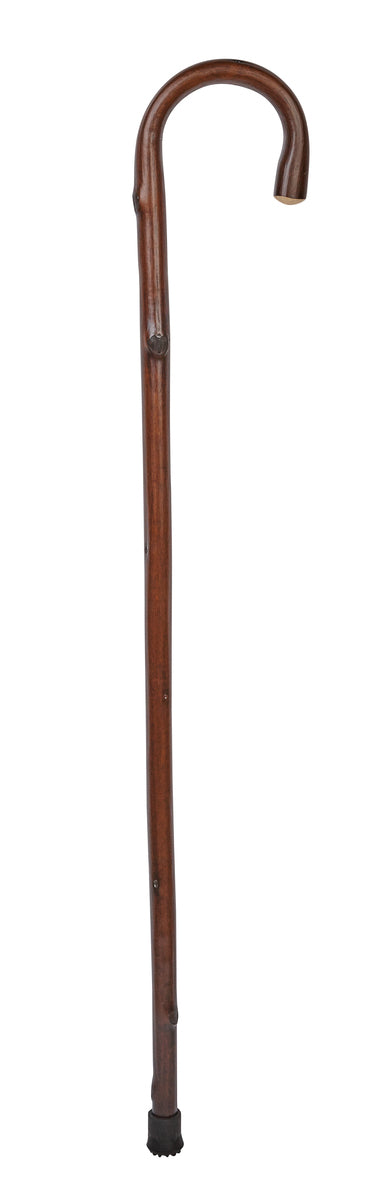 Gents Economy Chestnut Crook Handle Stick