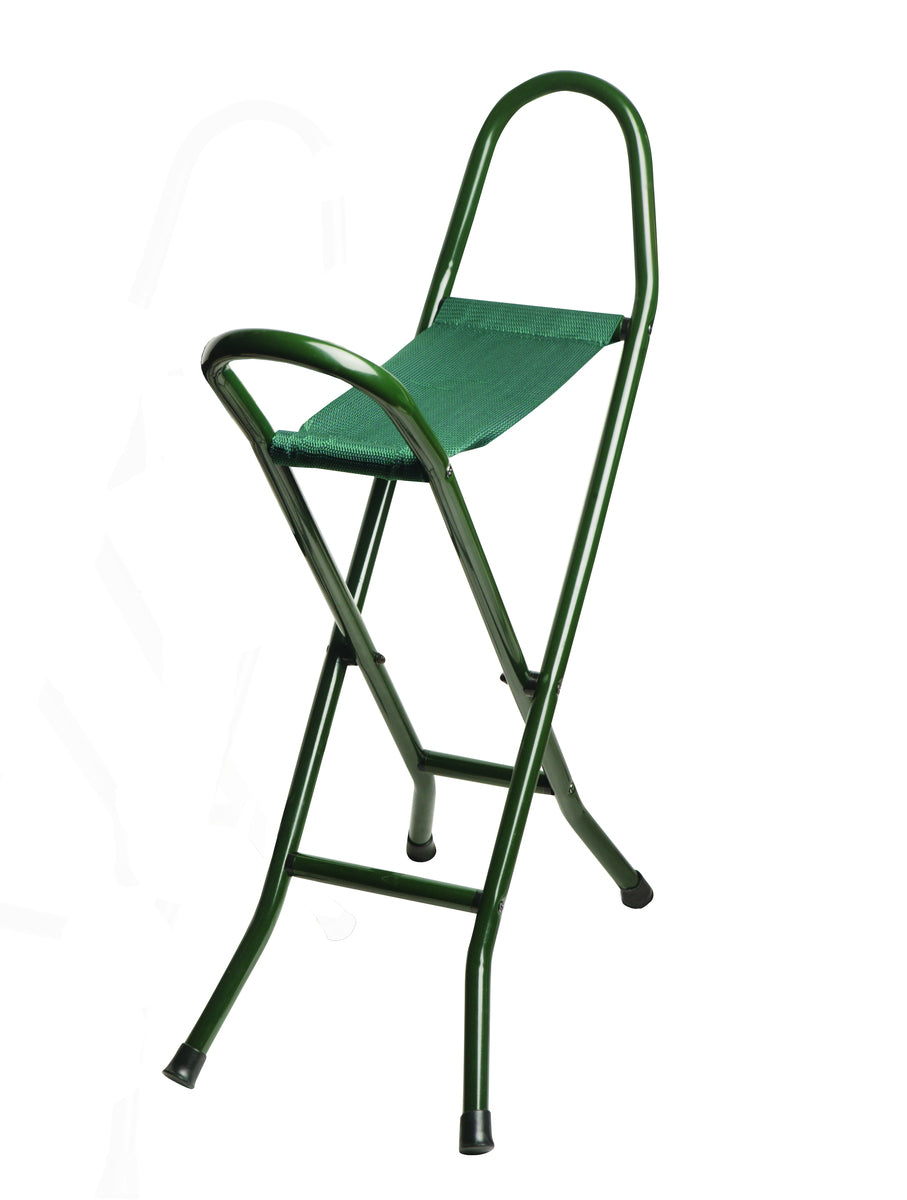 Green Canvas Seat Stick