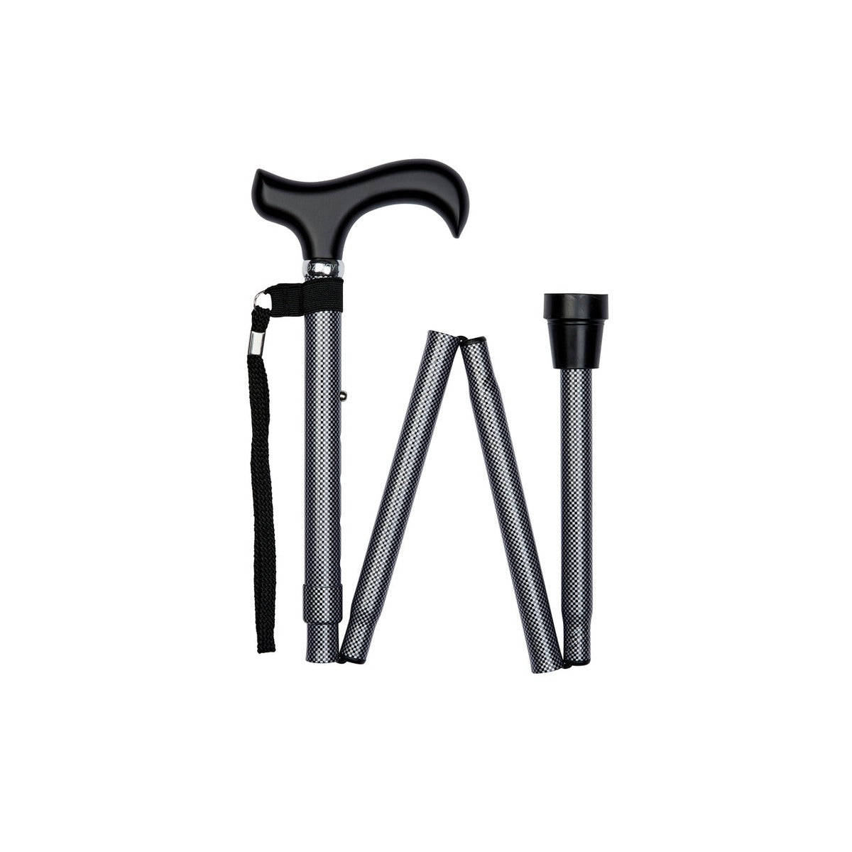 Grey Check Pattern Folding Stick