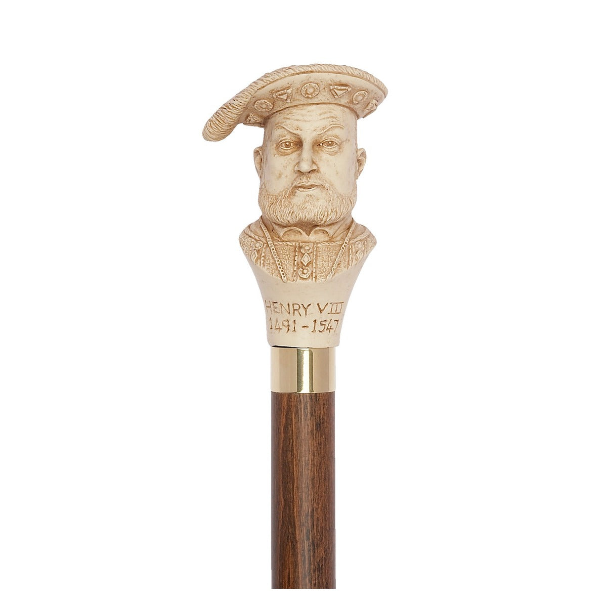 Henry VIII Moulded Top Collectors Stick