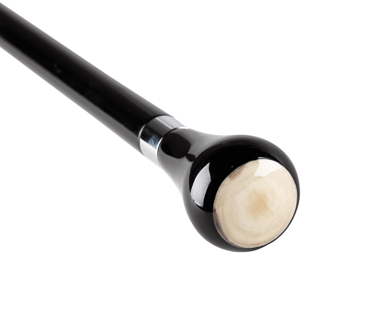Horn Inlay Knob Handle Dress Cane