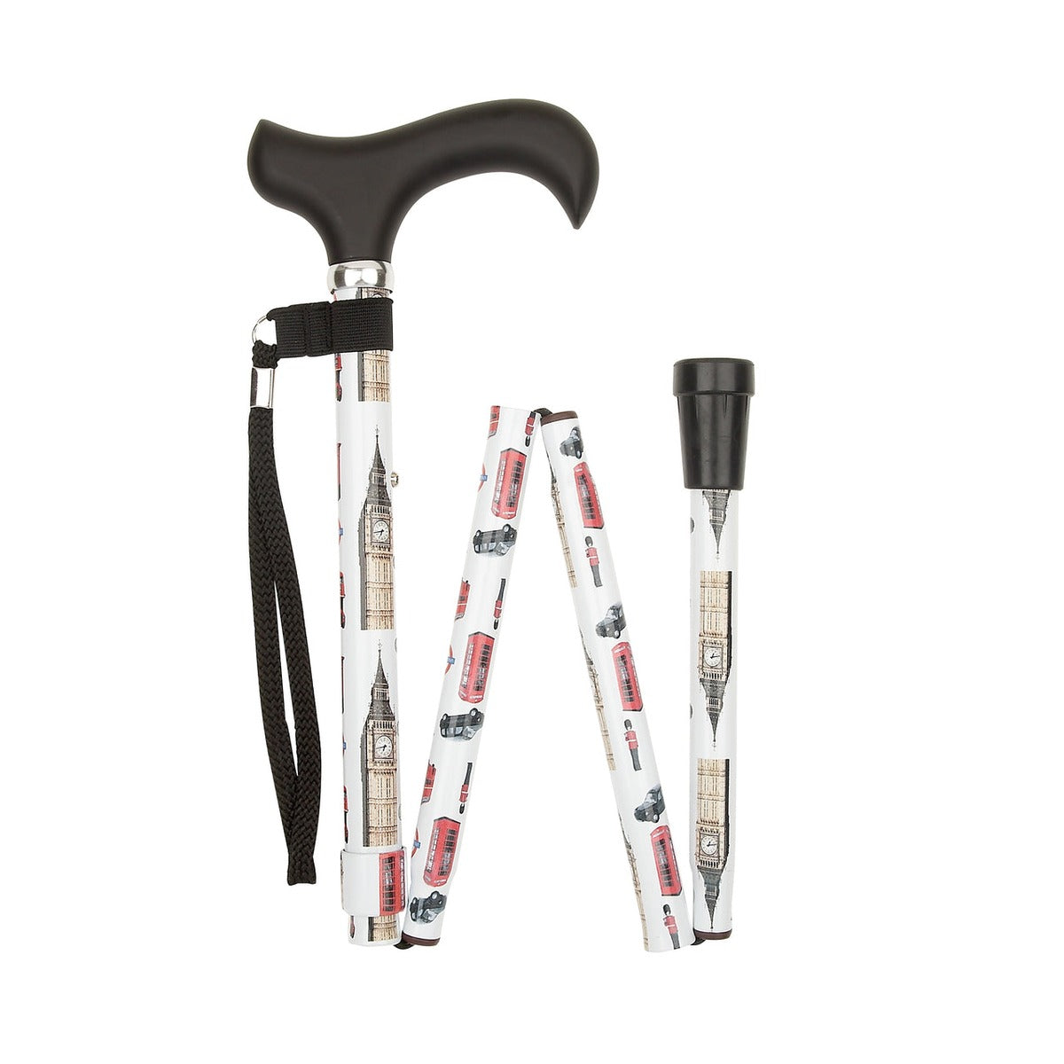 London Pattern Folding Stick