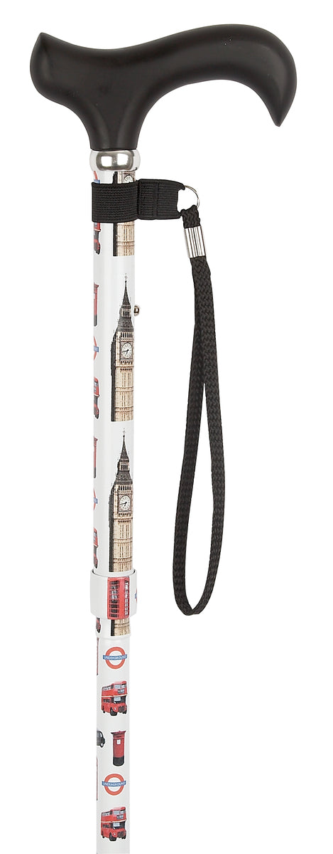 London Pattern Folding Stick