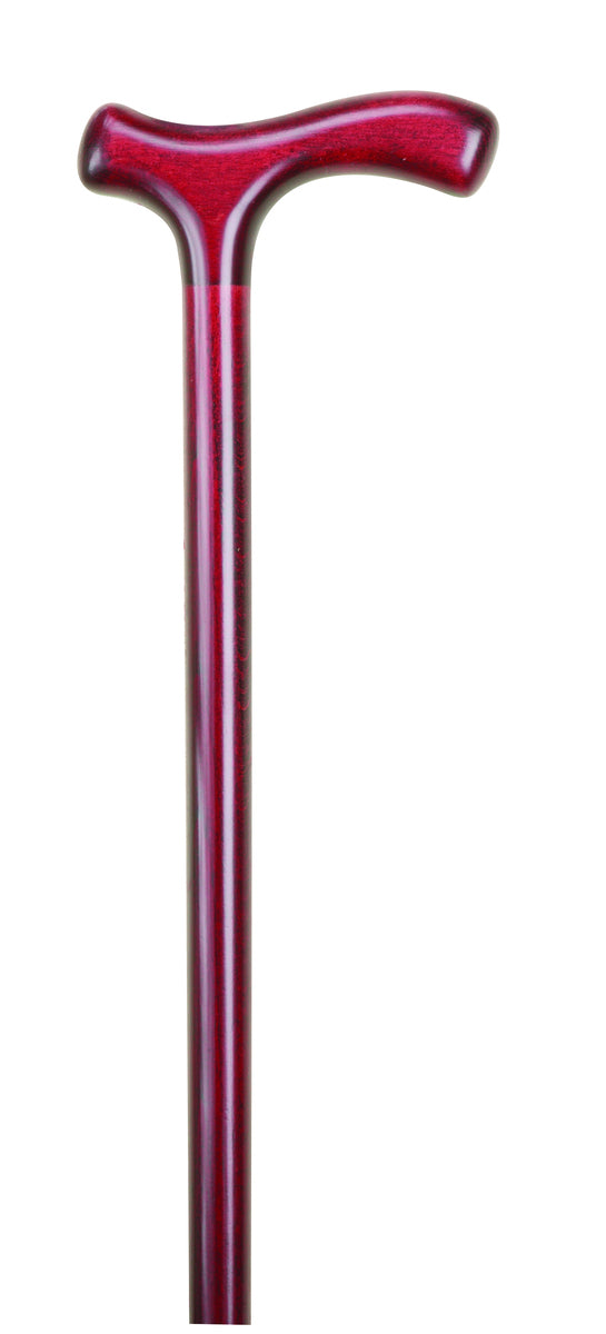 Mahogany Crutch Handle Stick
