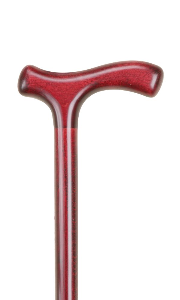 Mahogany Crutch Handle Stick