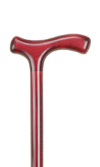 Mahogany Crutch Handle Stick