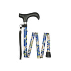 Mini Blue Morris Pattern Short Folding Stick