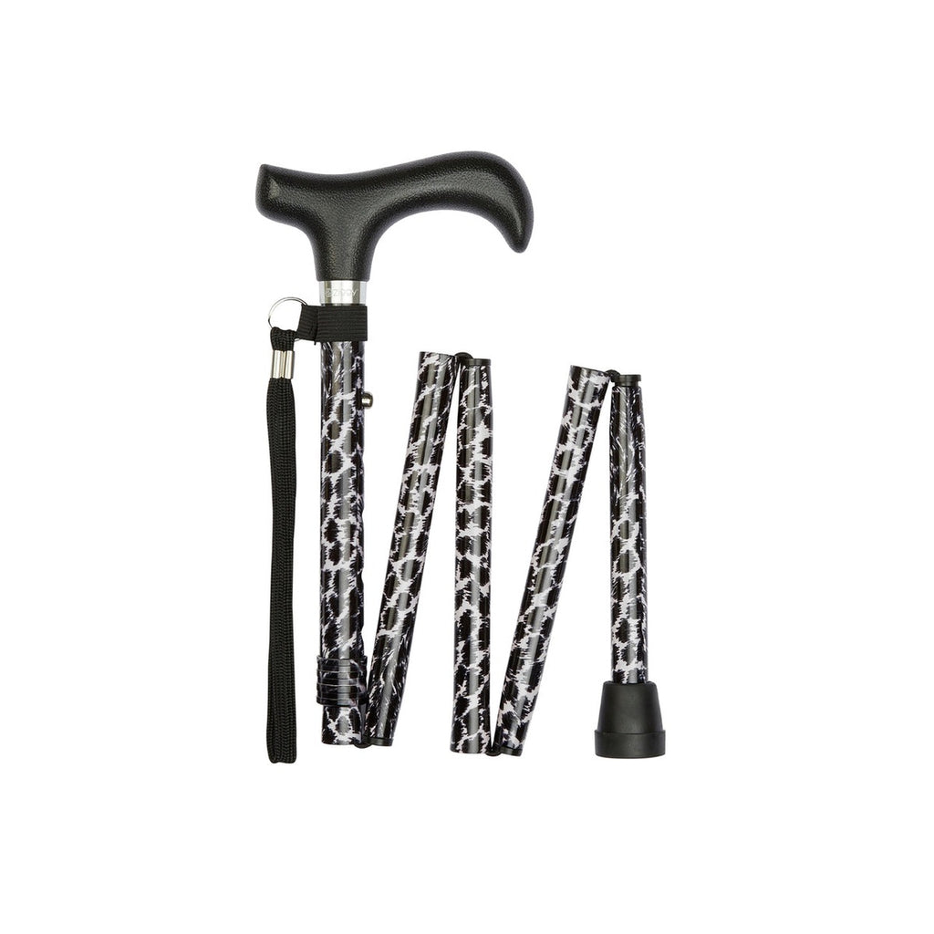 Mini Zebra Pattern Folding Stick