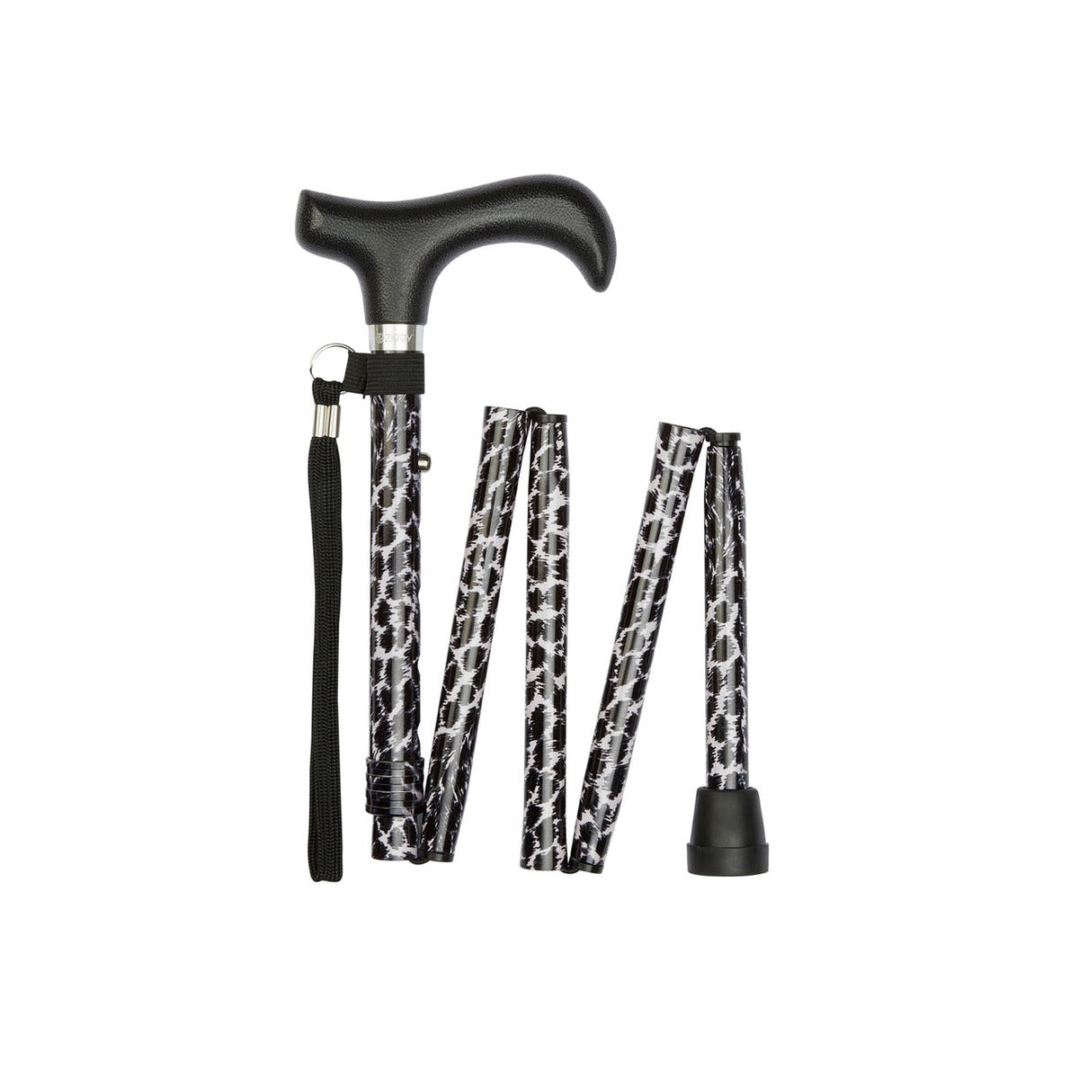 Mini Zebra Pattern Folding Stick