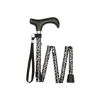 Mini Zebra Pattern Short Folding Stick