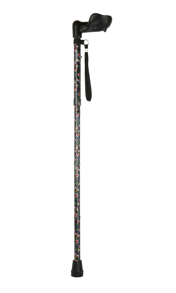 Morris Pattern Folding Stick With Anatomical Handle