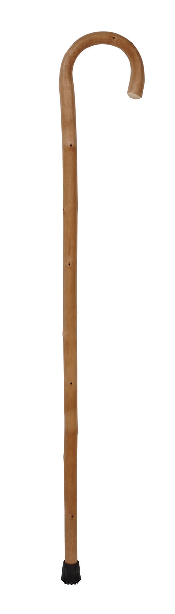Natural Chestnut Crook Handle Stick