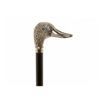 Nickel Plated Duck Head on Black Beech Shaft