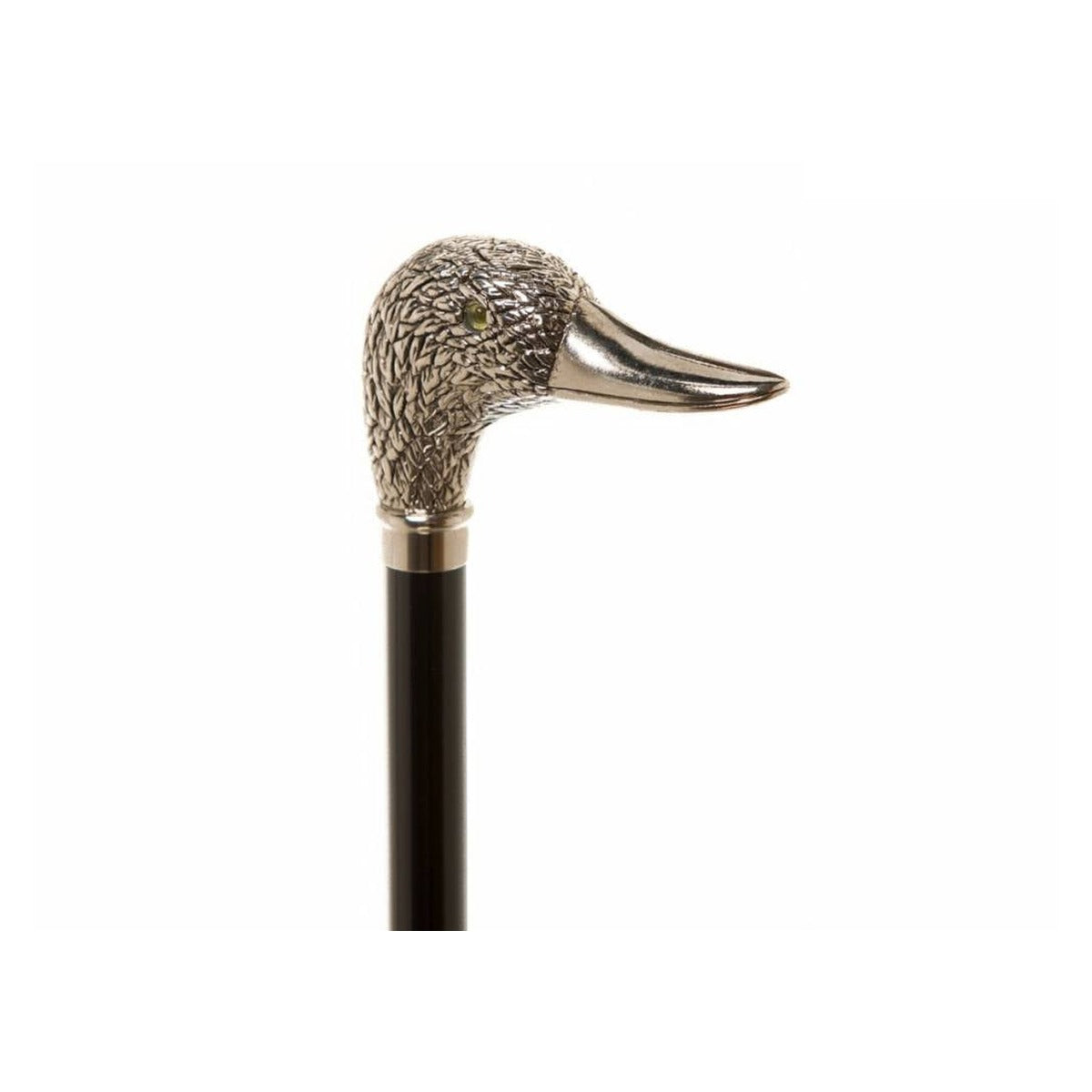 Nickel Plated Duck Head on Black Beech Shaft