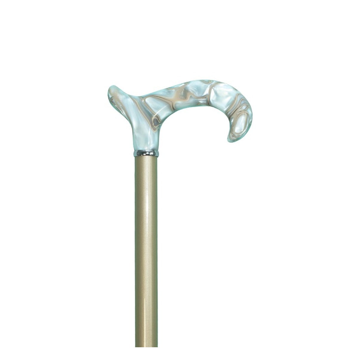 Pearl Dress Cane With Acrylic Derby Handle