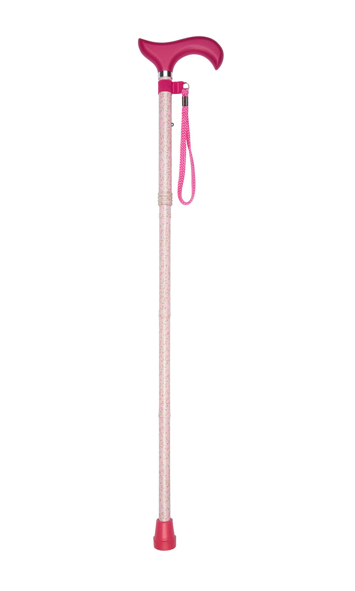 Pink Floral Pattern Folding Stick