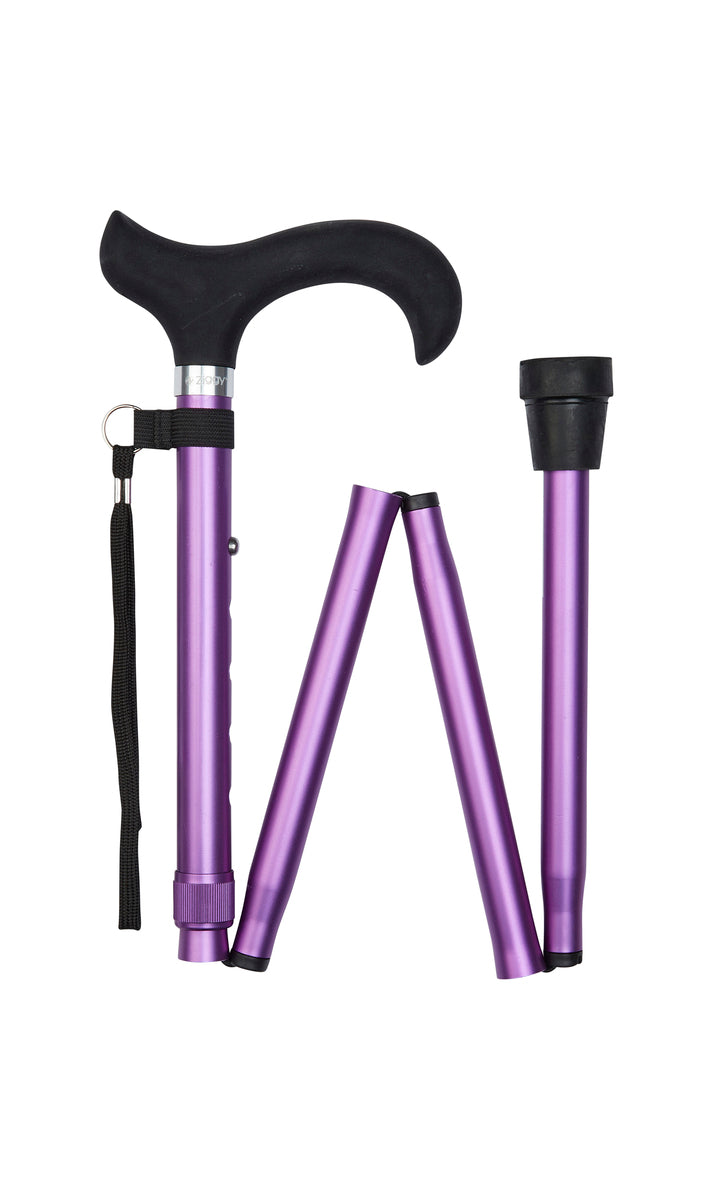 Silicone Derby Handle Folding Stick