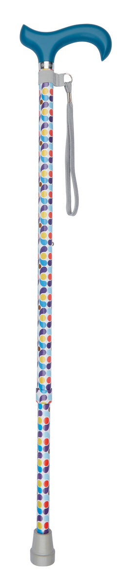 Retro Spots Pattern Adjustable Stick