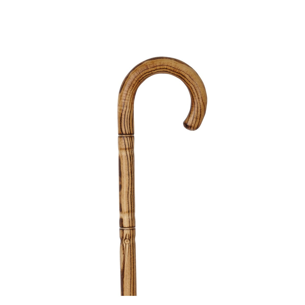 Ringed Acacia Crook Handle Stick