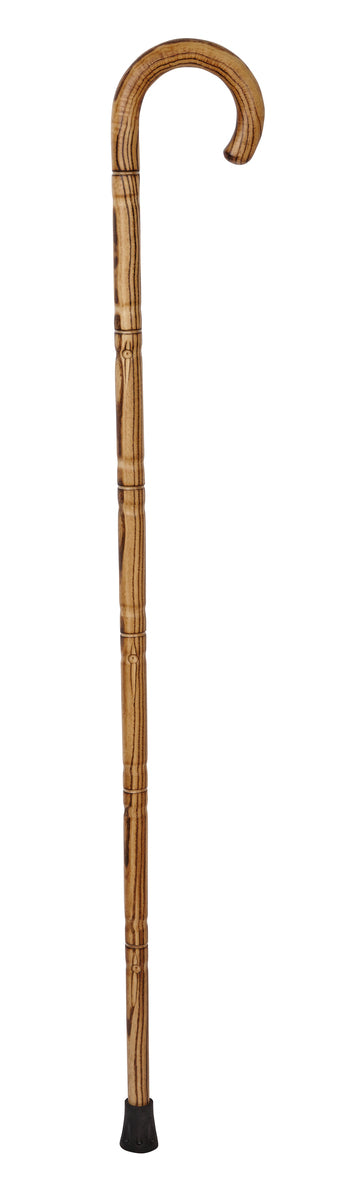 Ringed Acacia Crook Handle Stick
