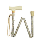 Sage Paisley Pattern Folding Stick