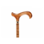 Scorched Beech Shaft with Derby Handle and Brass Collar