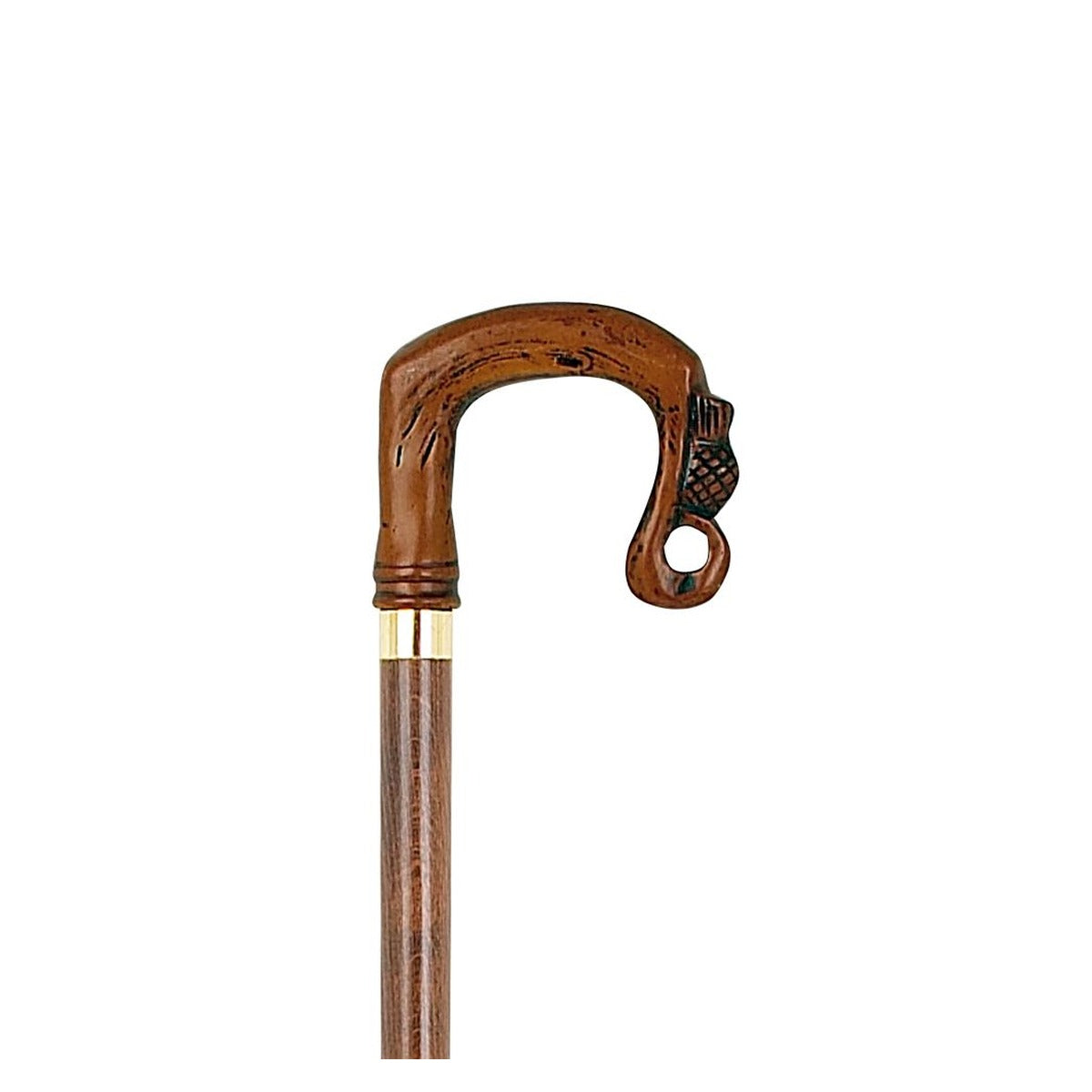 Shepherds Crook Moulded Top Collectors Stick