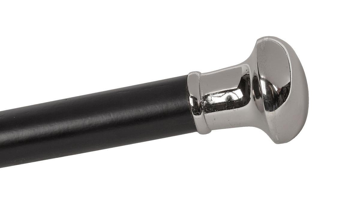 Silver Plated Knob Handle Dress Cane