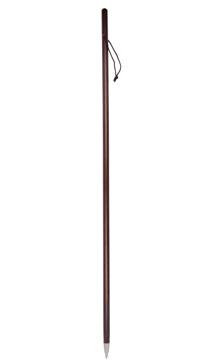 Turned Chestnut Hiker With Spike Ferrule
