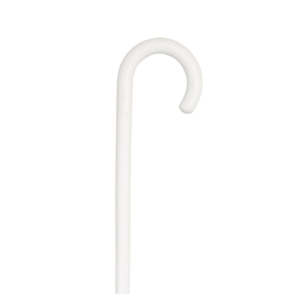 White Crook Handle Stick