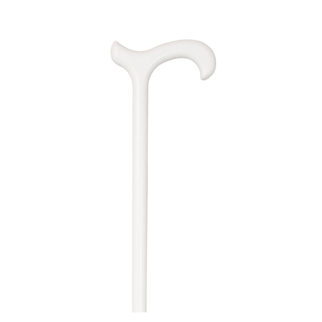 White Derby Handle Stick