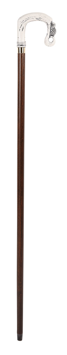 Shepherds Crook Moulded Top Collectors Stick