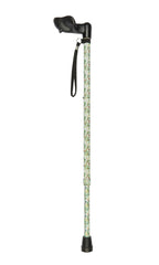 Wild Flowers Pattern Adjustable Stick With Anatomical Handle