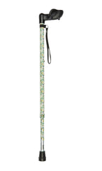 Wild Flowers Pattern Adjustable Stick With Anatomical Handle