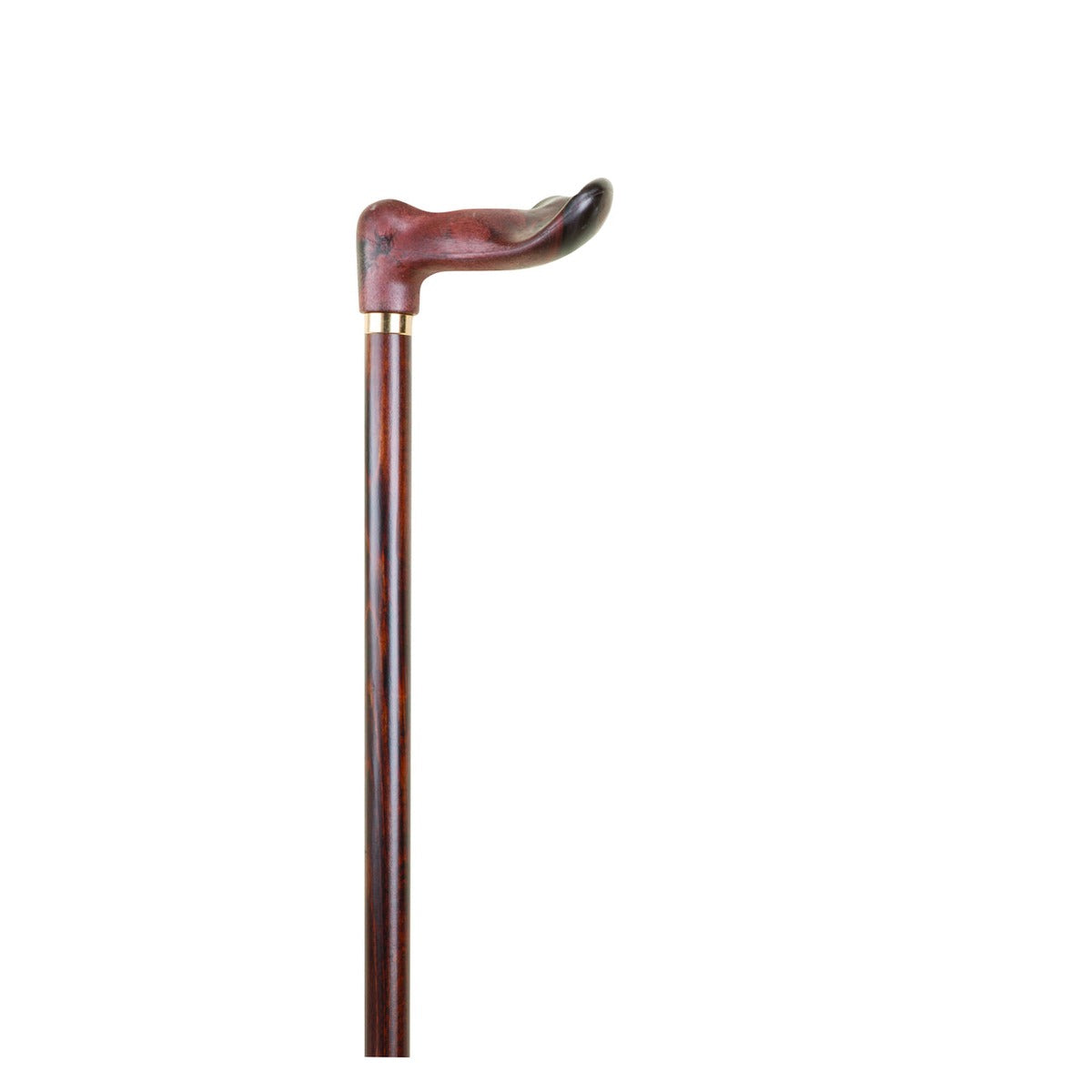Wood Effect Anatomical Handle Stick