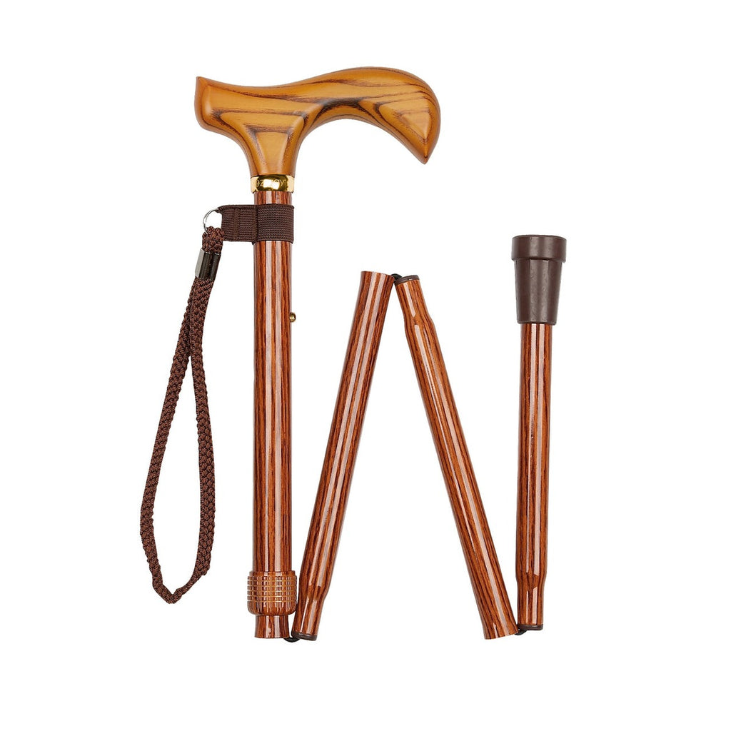 Wood Effect Pattern Folding Stick